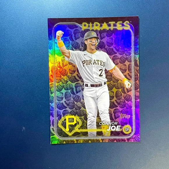Connor Joe SP RARE Easter Egg Foil 2024 Topps Series 1 Pittsburgh Pirates - Picture 1 of 2